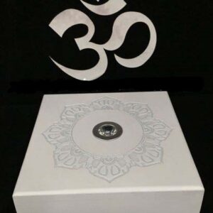 Base Cromoterapia Blanca P/Cuenco Cuarzo