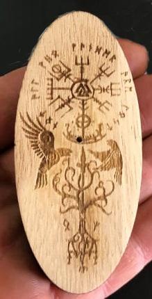 Incensario Vikingo Vegvisir 8.5 x 4 cm