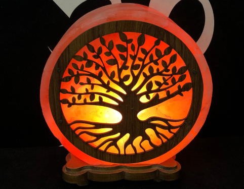 Lámpara Sal Himalaya Arbol de la Vida 23cm