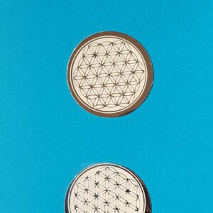 Pegatina/Adhesivo Flor de la Vida Pequeña pla/bla