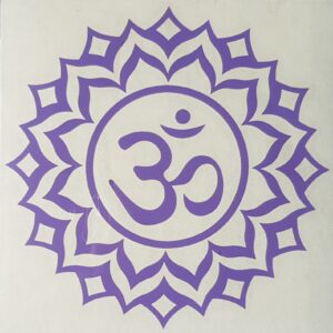 Pegatina/Adhesivo OHM Violeta