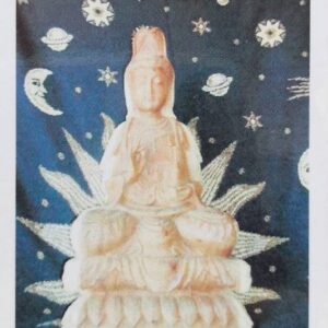 Estampa Mini Kwan Yin Sentada 56x76mm