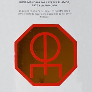 Pegatina Runa Mandala Del Amor