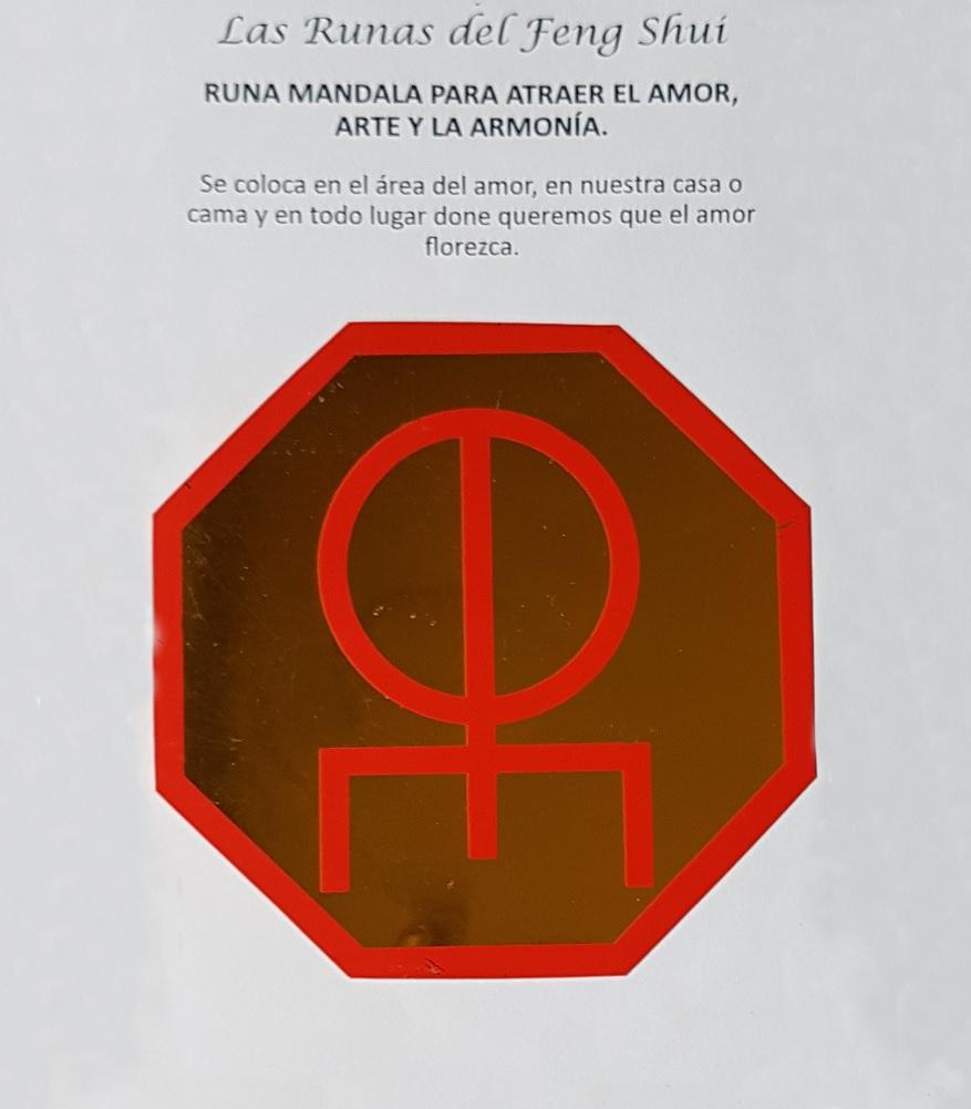Pegatina Runa Mandala Del Amor