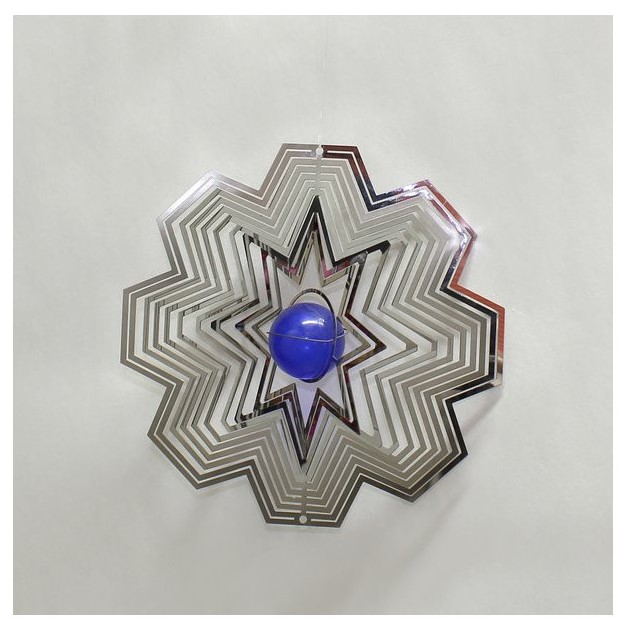 Movil acero octogonal c/bola 15cm