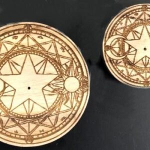 Quemador Varillas Estrella, Sol y Luna 8cm