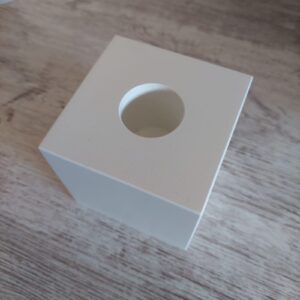 Base Cuadrada Blanca (8cmx8cm)