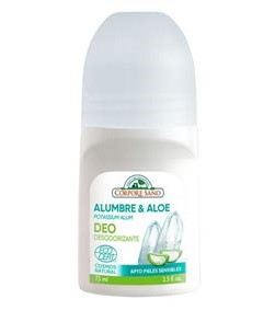 Desodorante Roll on Alumbre y Aloe Vera 75ml
