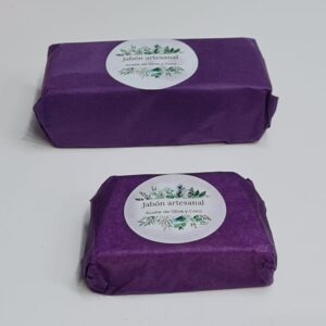 Jabon Artesanal Aceite Coco + A. Oliva 95g