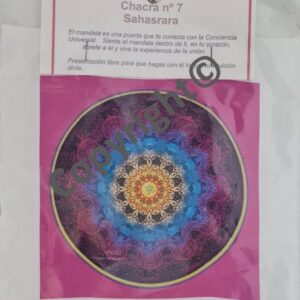 Mandala En Saten Pequeño