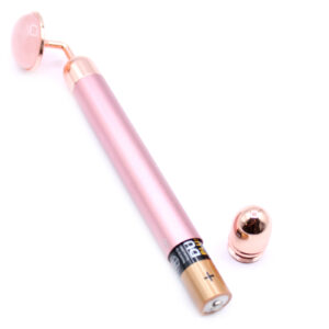 Rodillo con vibración de Cuarzo Rosa (s/pila)