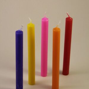 Vela Marron 12x11 cm promesa