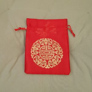 Bolsa China Roja 11x14