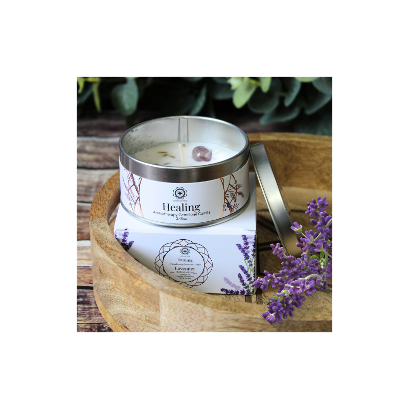 Vela Perfumada Lavanda Amatistas