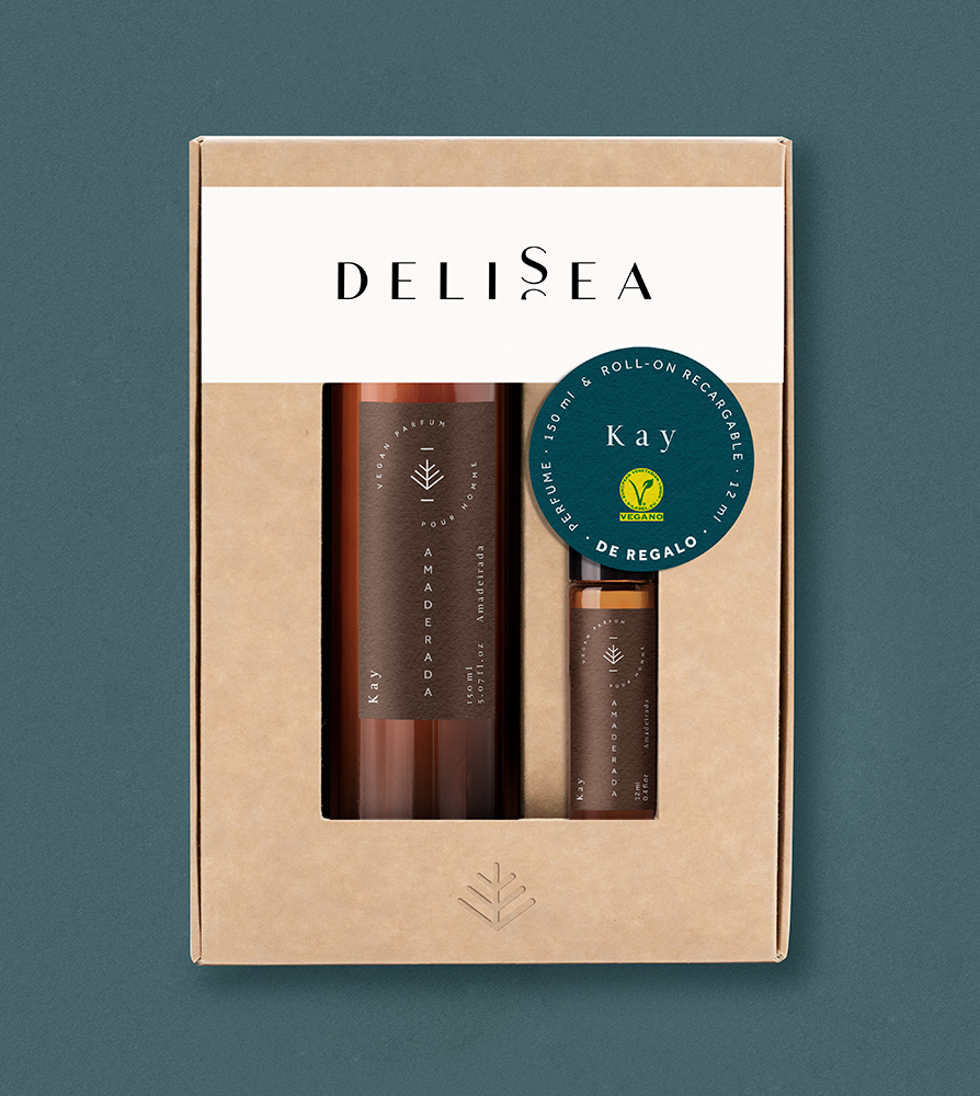 Pack Kay Perfume 150ml + Roll On Recargable 12ml Delisea