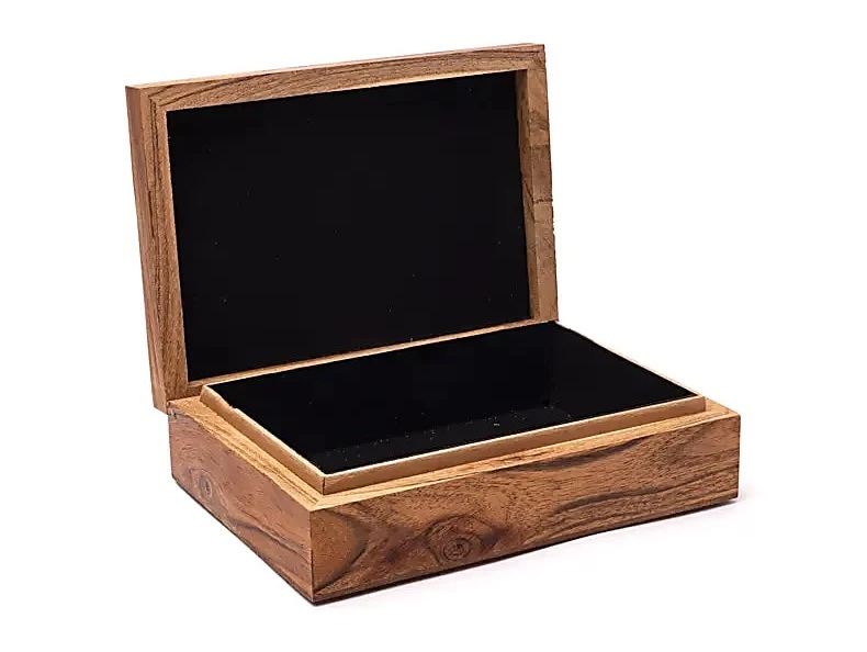 Caja Cuarzo Rosa Namaste 18x12x5 cm - Imagen 2