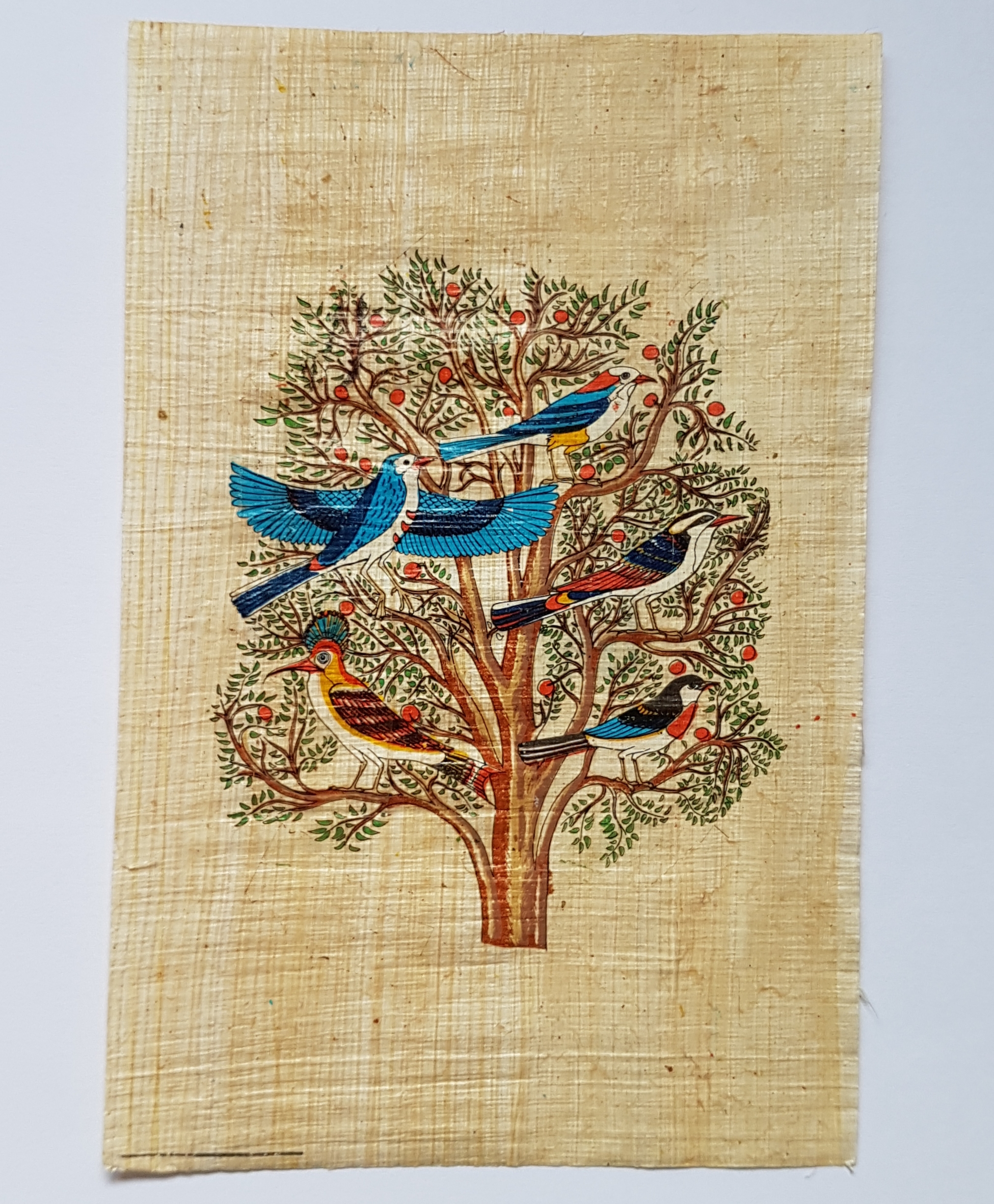 Arbol De La Vida Egipcio En Papiro 10x15cm